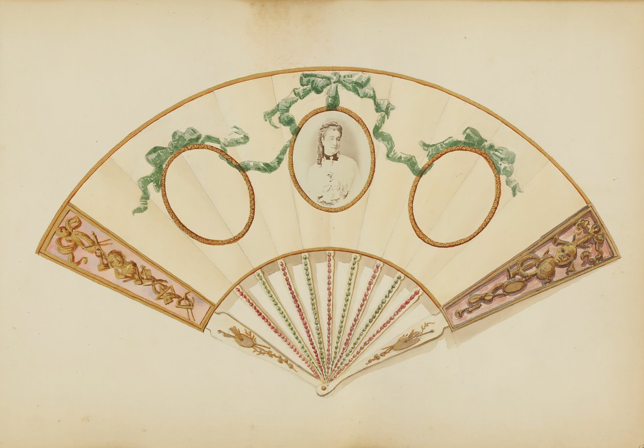 B夫人的相册，1870年代。 作者 玛丽·布兰奇（Marie Blanche）汉娜（Hennenelle Fournier）