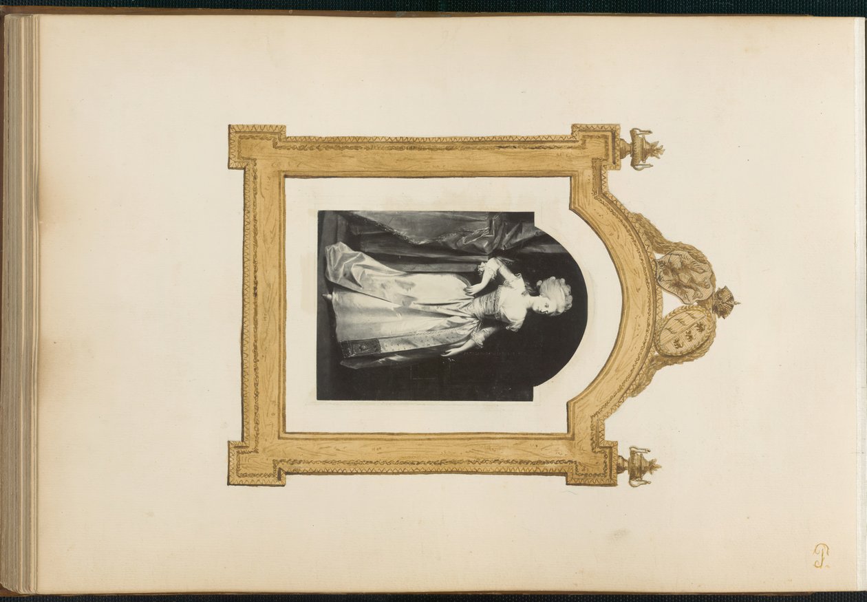 B夫人的相册，1870年代。 作者 玛丽·布兰奇（Marie Blanche）汉娜（Hennenelle Fournier）