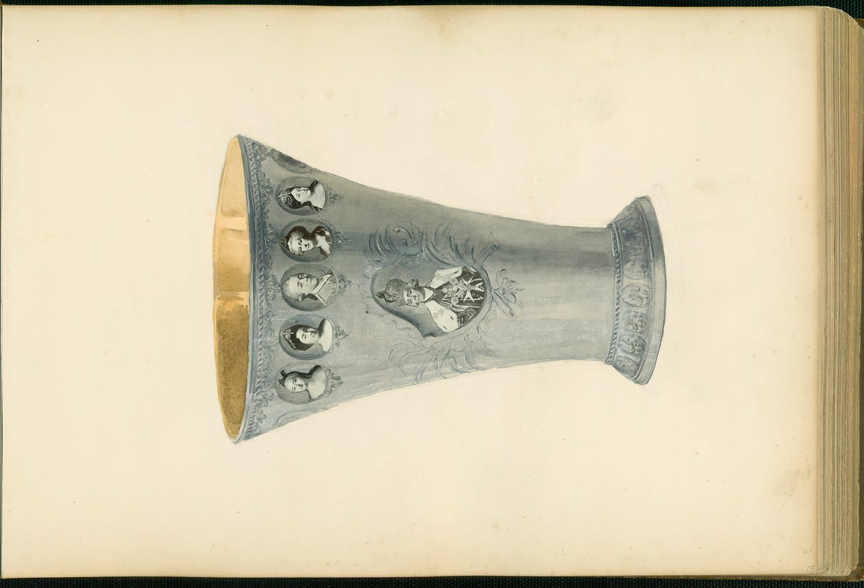 B夫人的相册，1870年代。 作者 玛丽·布兰奇（Marie Blanche）汉娜（Hennenelle Fournier）