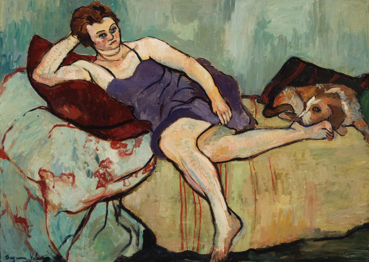 玛丽·古柯（Marie Coca）与阿尔比（Arbi），1927年 作者 玛丽·克莱门汀·瓦拉东