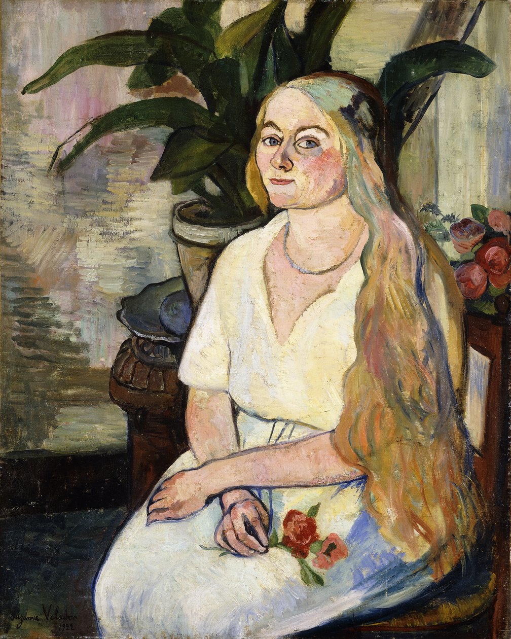 Germaine Utter肖像，1922年 作者 玛丽·克莱门汀·瓦拉东