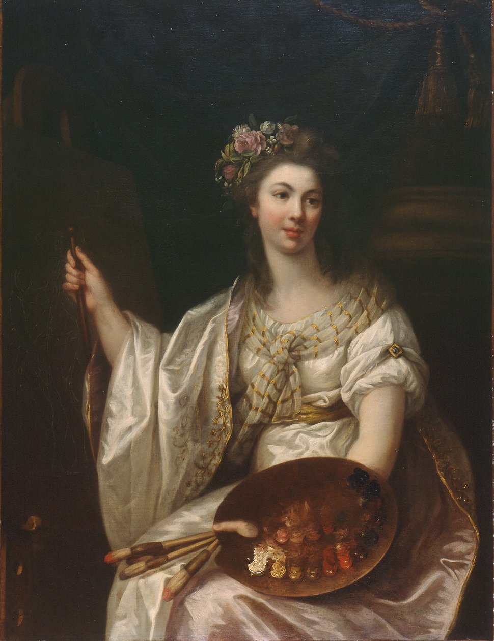 法文：Allégorie de la peinture 绘画寓言 作者 玛丽·维克多（Marie Victoire）Lemoine
