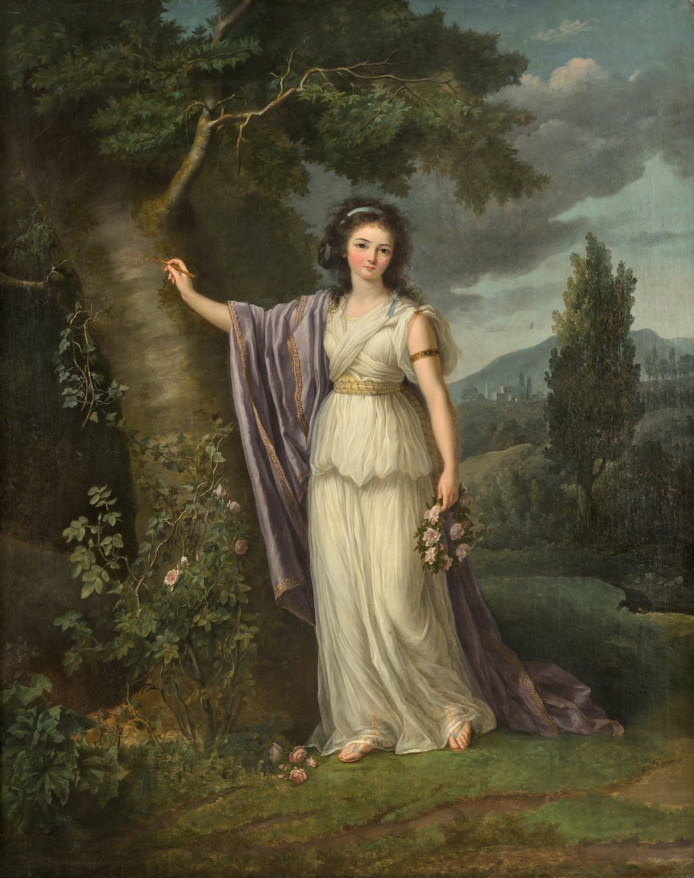 热那亚夫人肖像 作者 玛丽·维克多（Marie Victoire）Lemoine