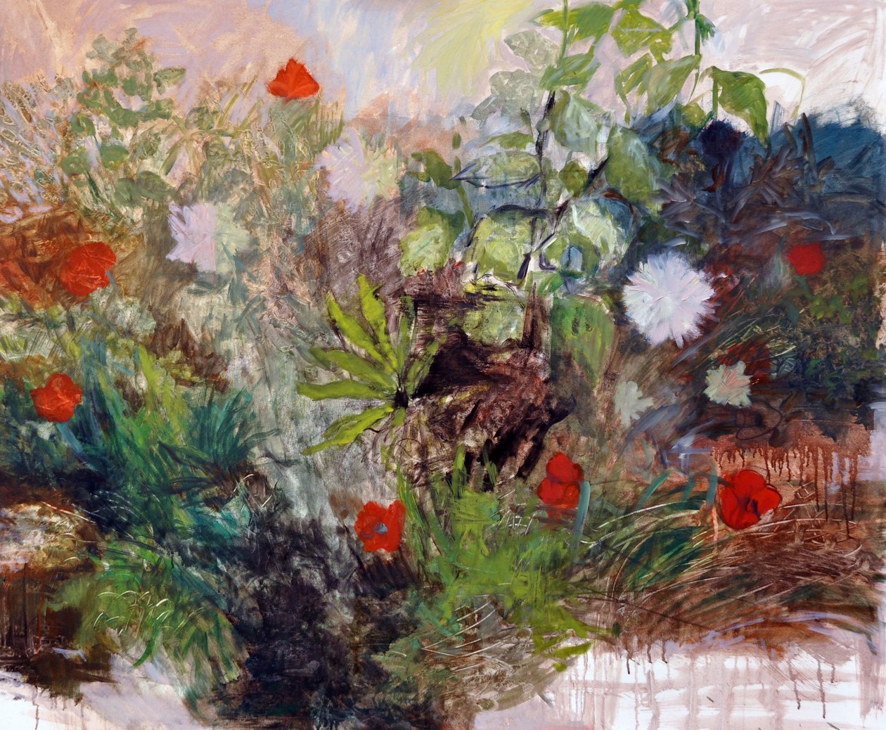 地球母亲，2014 年（布面油画） 作者 玛丽娜·法尔科