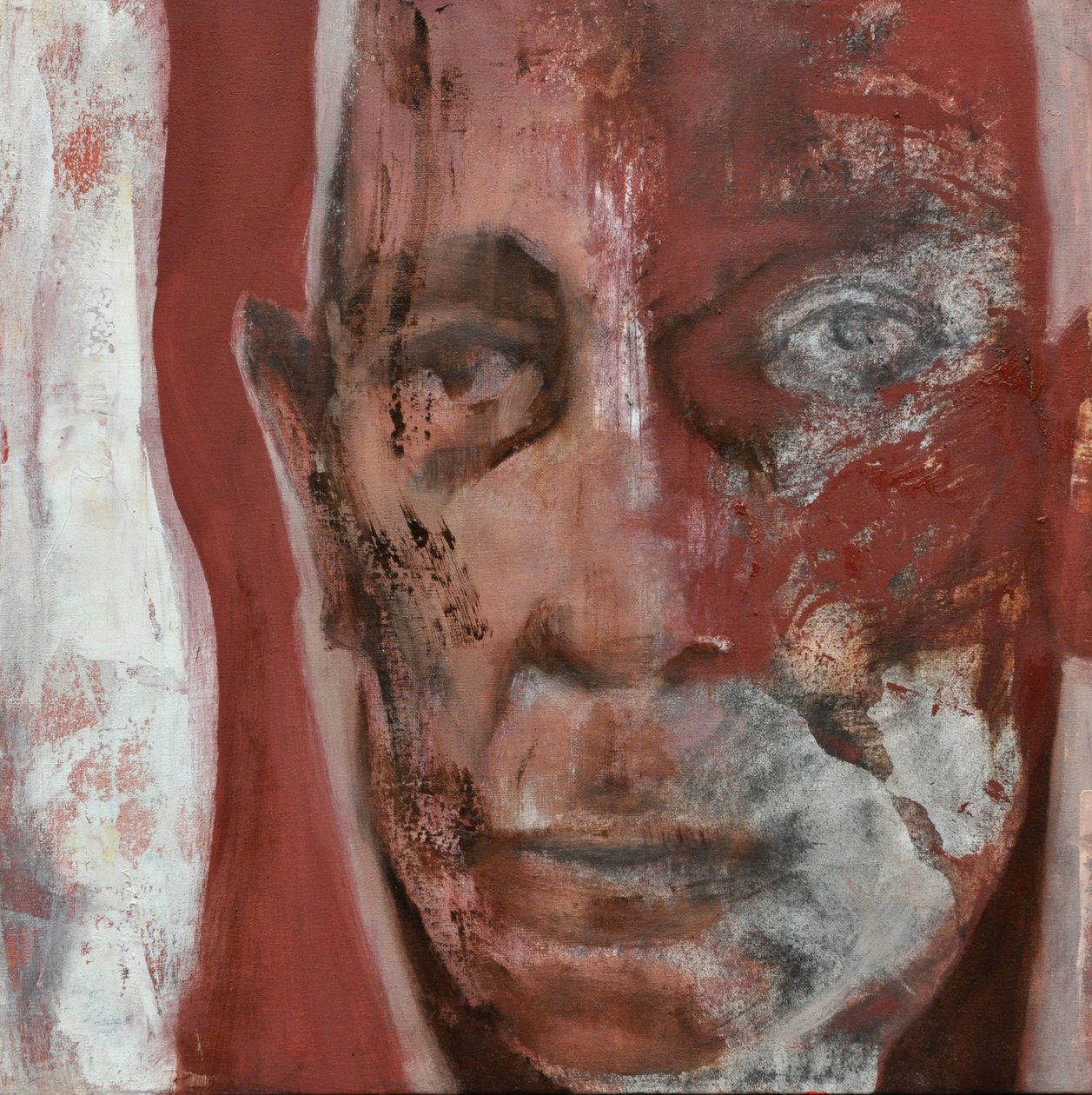 神情，2012 年（布面油画） 作者 玛丽娜·法尔科