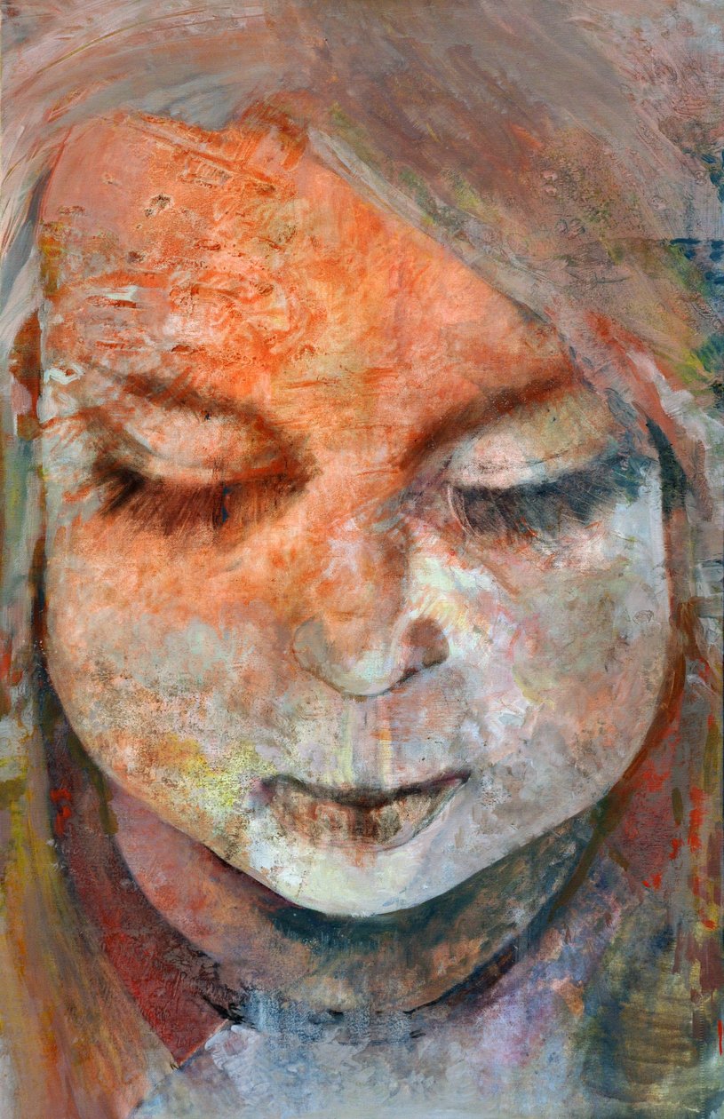 Vultus，2014 年（布面油画） 作者 玛丽娜·法尔科