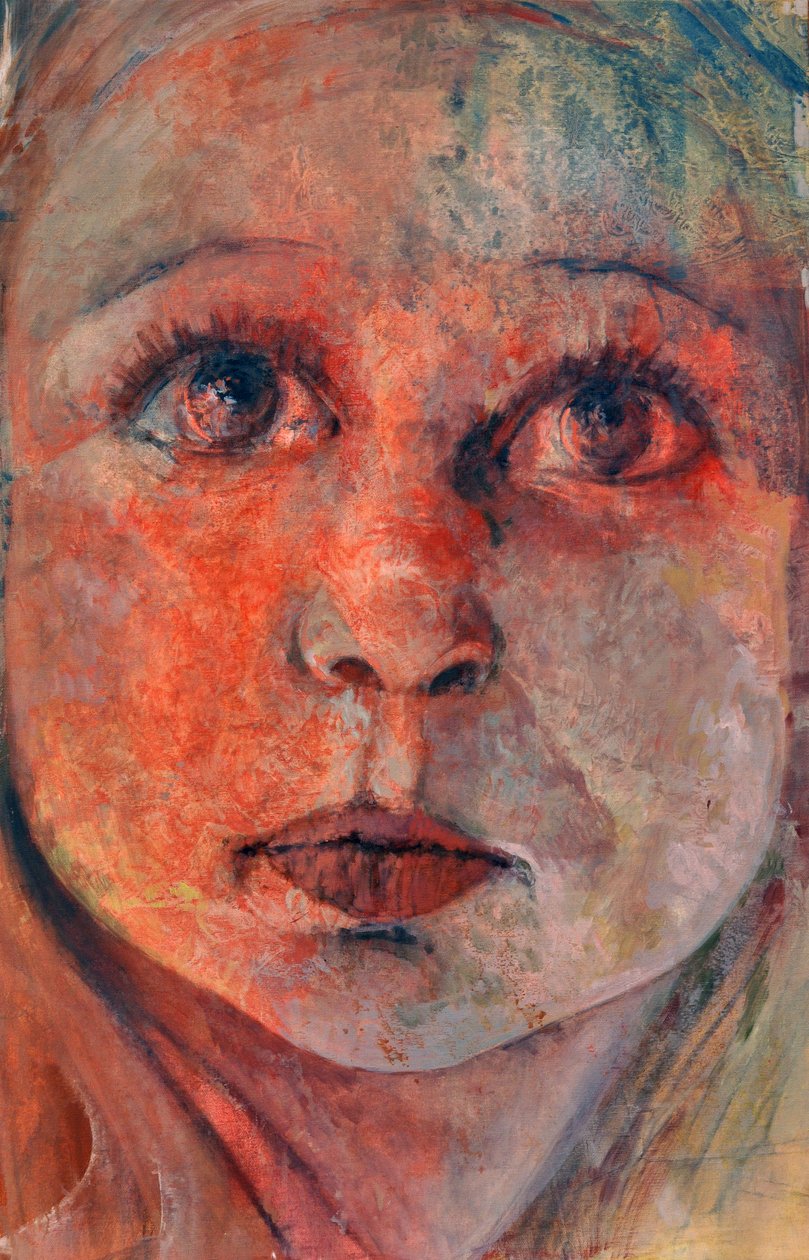 Vultus，2014 年（布面油画） 作者 玛丽娜·法尔科