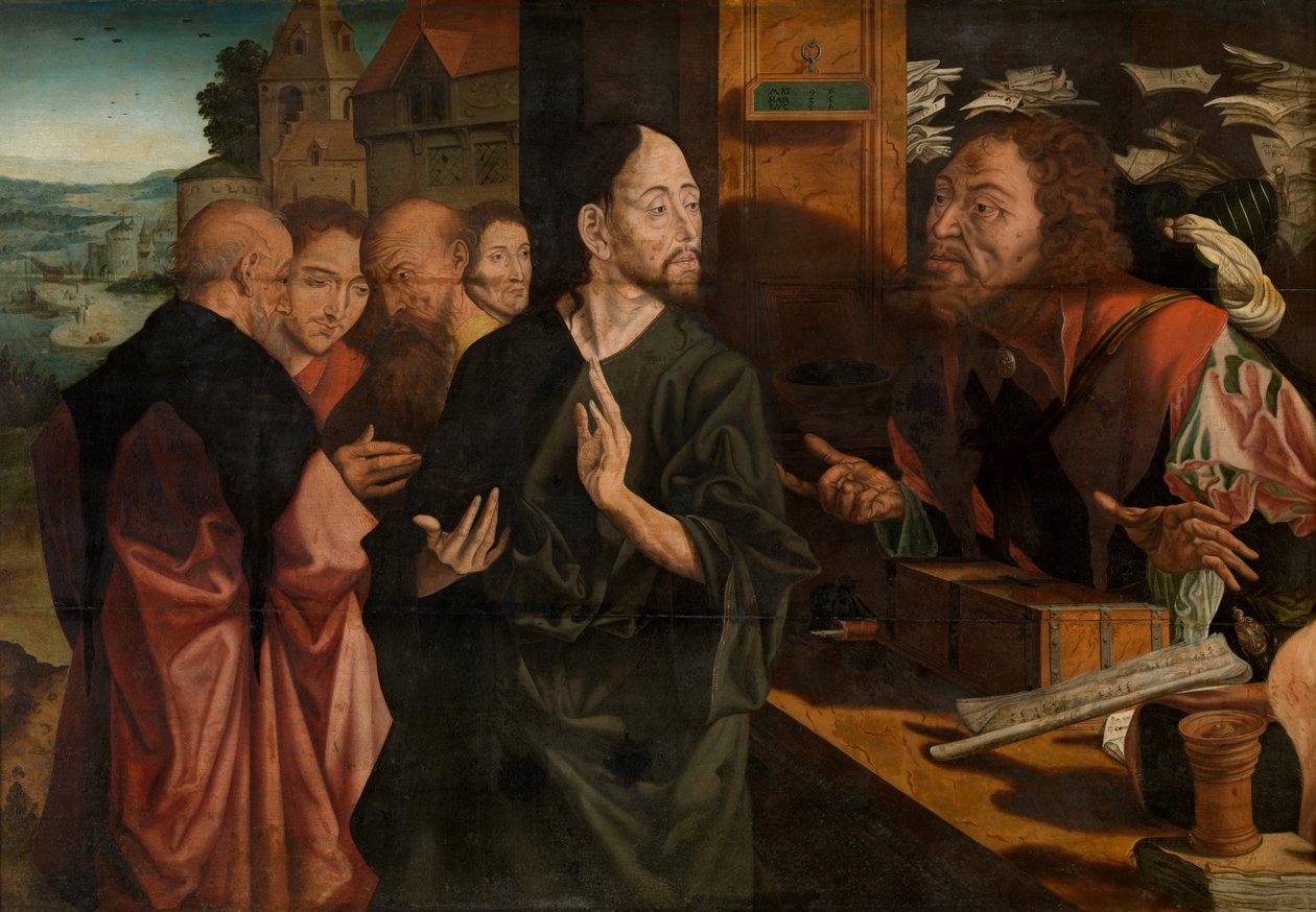 马太的召唤 作者 Marinus van Reymerswaele