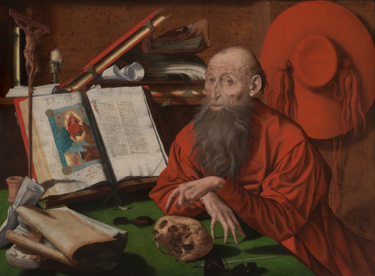 圣杰罗姆 作者 Marinus van Reymerswaele