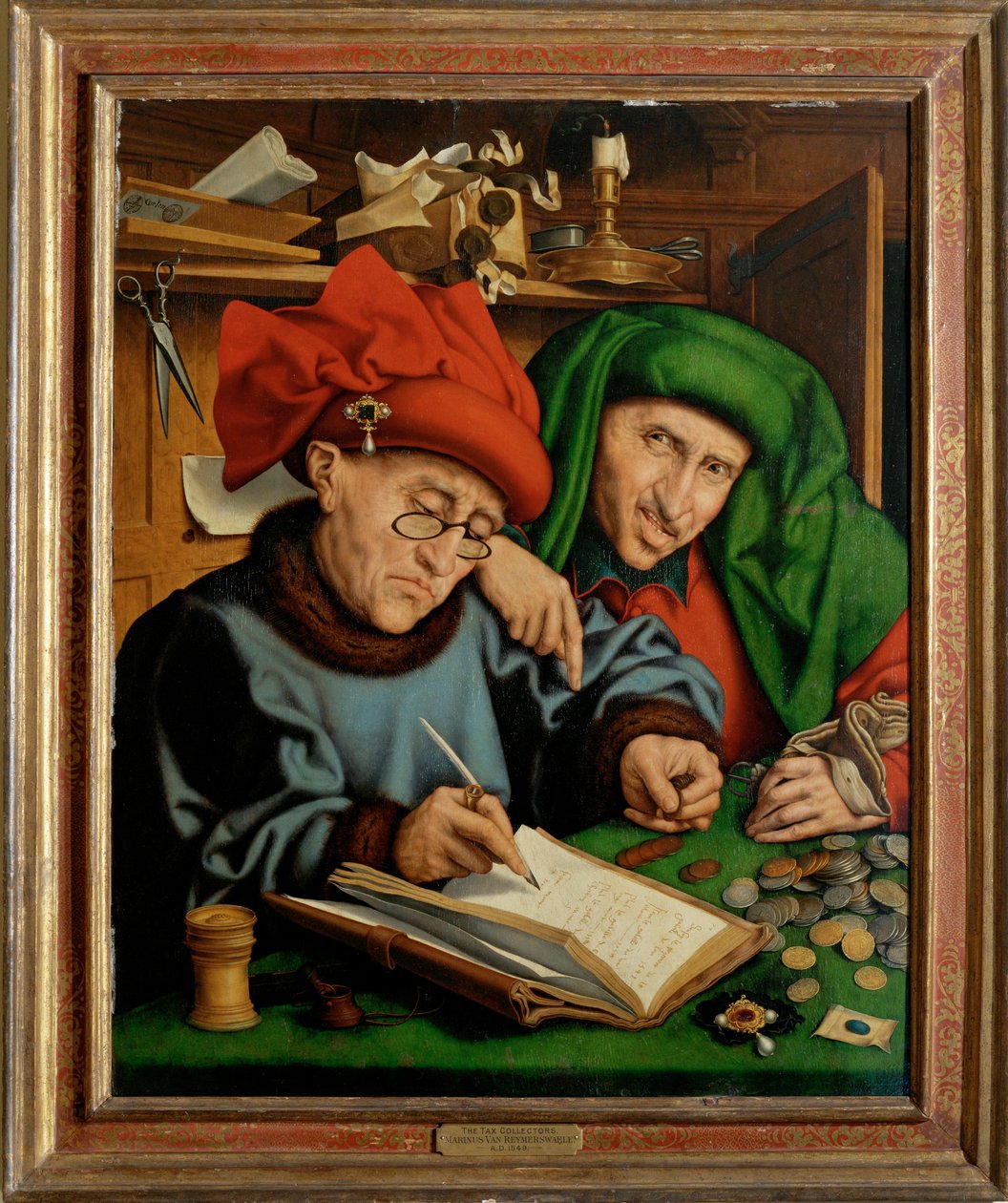 钱庄... 作者 Marinus van Reymerswaele