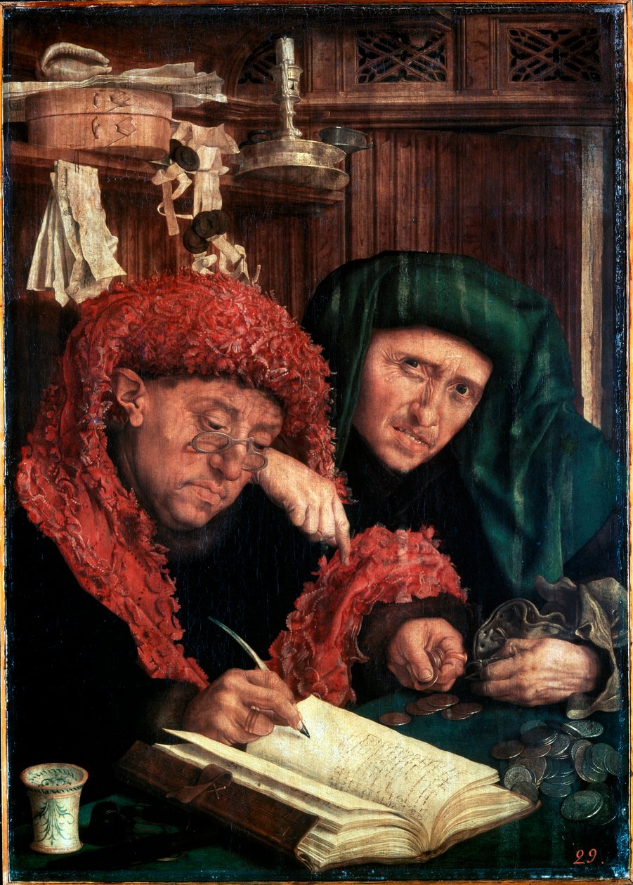 1490年至1567年的收税员。 作者 Marinus van Reymerswaele