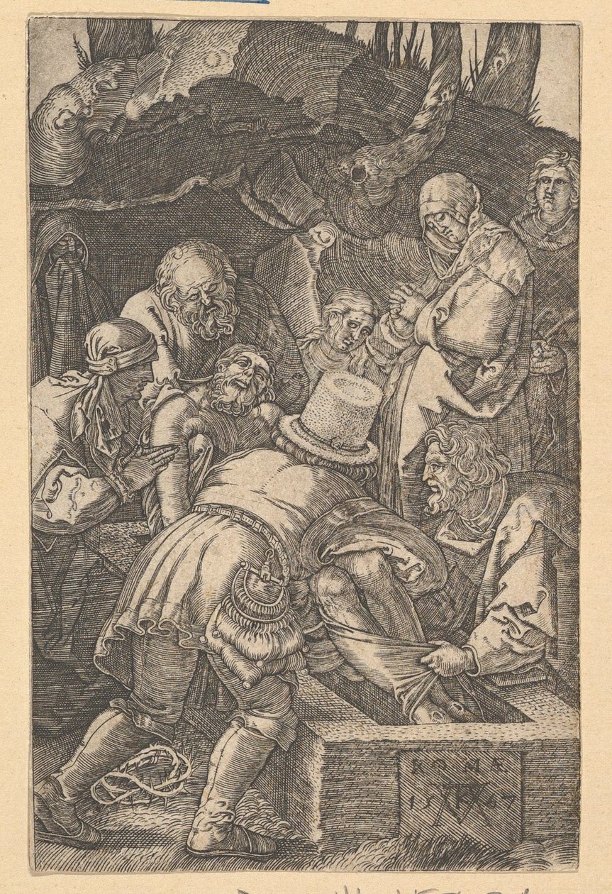 1567年的《盗墓》。 作者 马里奥·卡塔罗（Mario Cartaro）