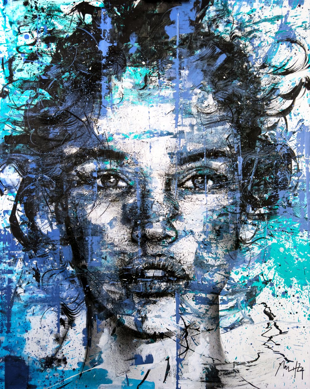 未来》，2024 年（布面丙烯和油画） 作者 