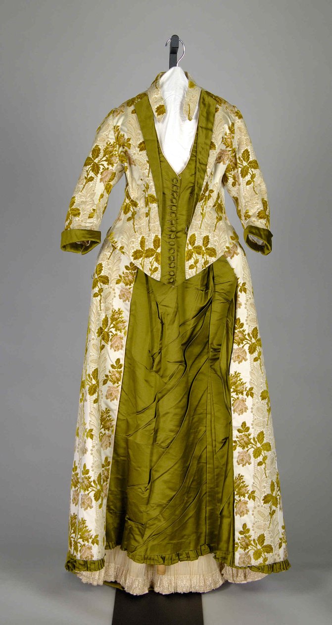 礼服，美国，1885年。 作者 玛丽恩·E·迪克