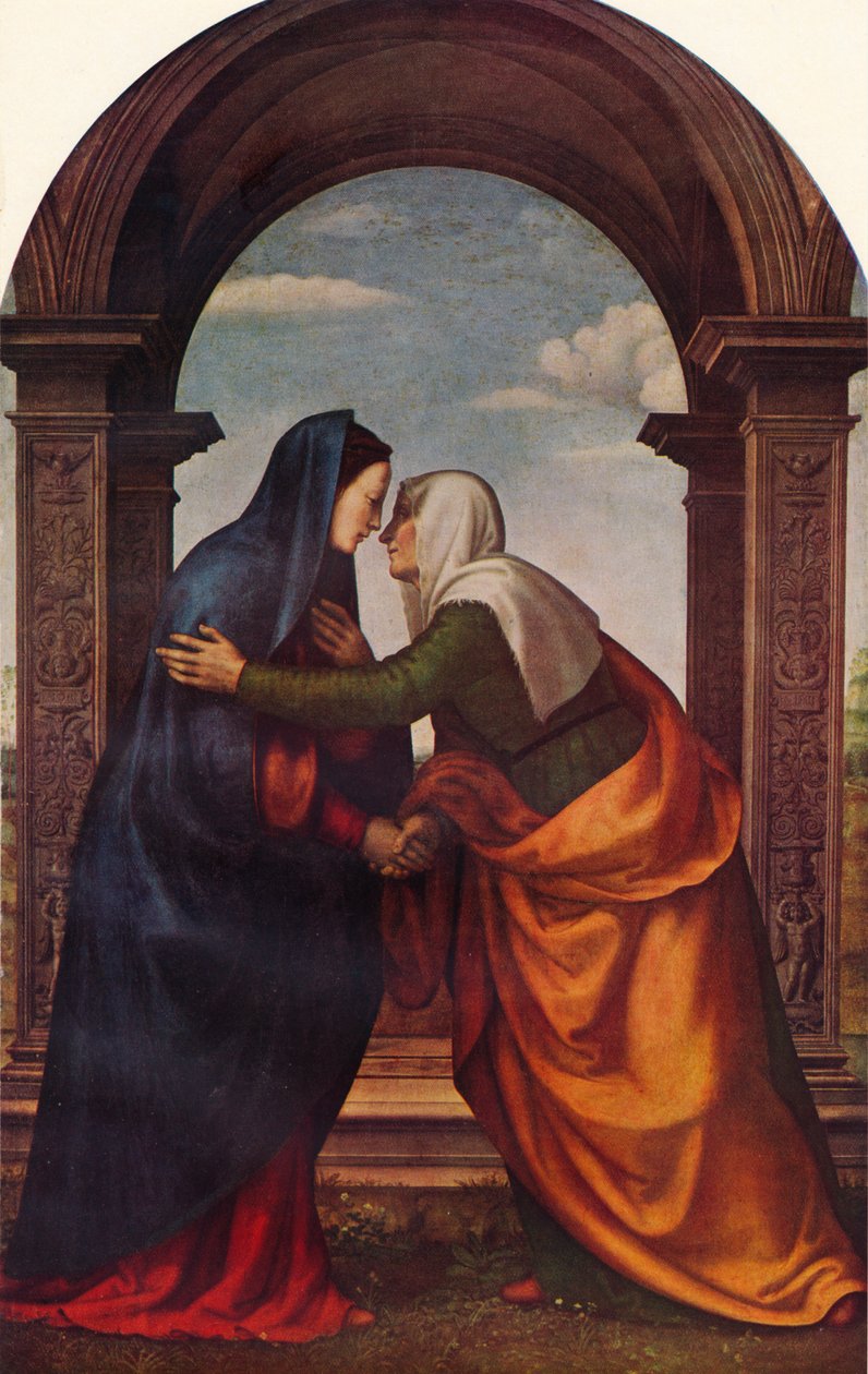探访》，1503年，1938年 作者 Mariotto di Bigio di Bindo Albertinelli