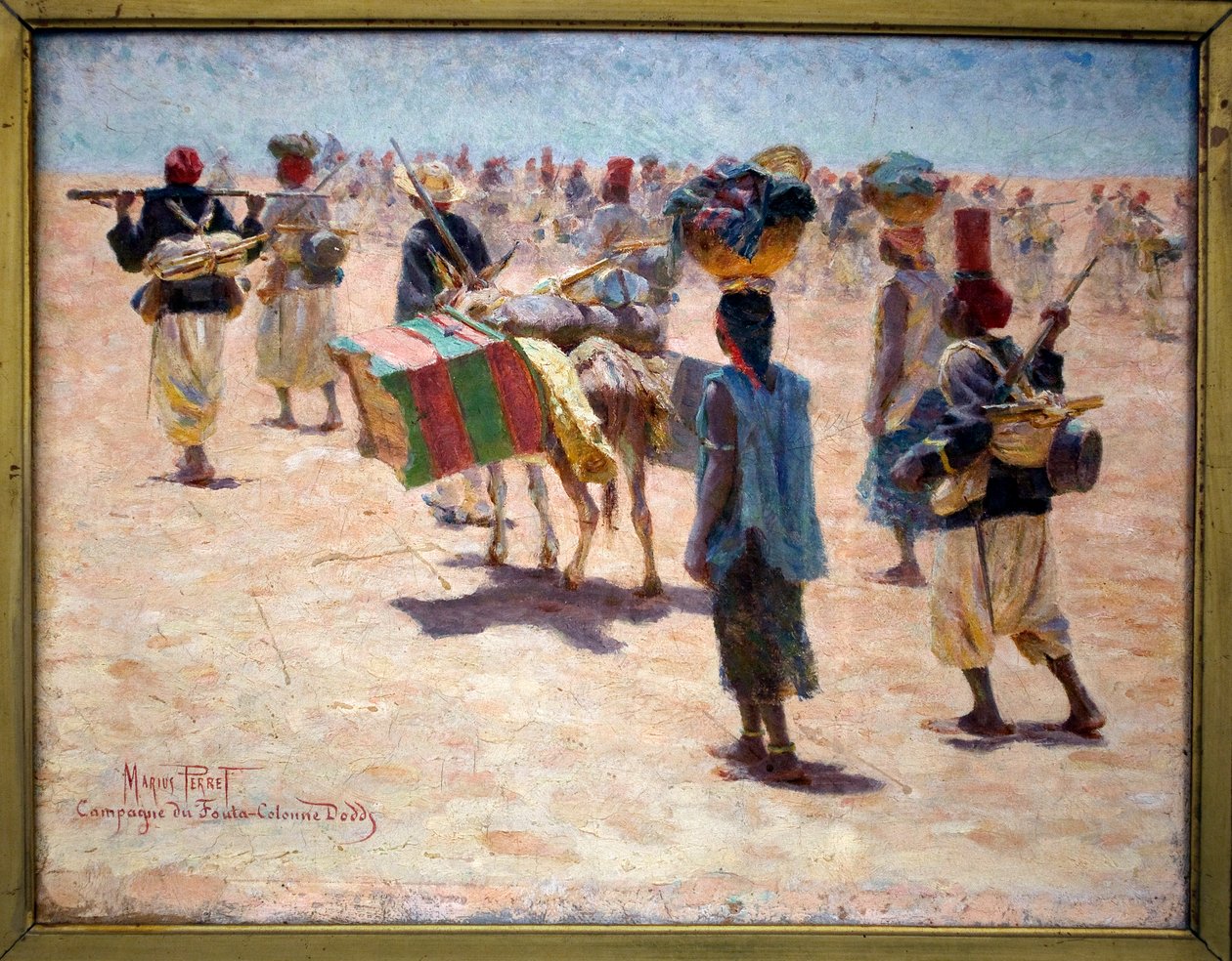 塞内加尔步枪兵，1890年 作者 马里乌斯·佩雷（Marius Perret）