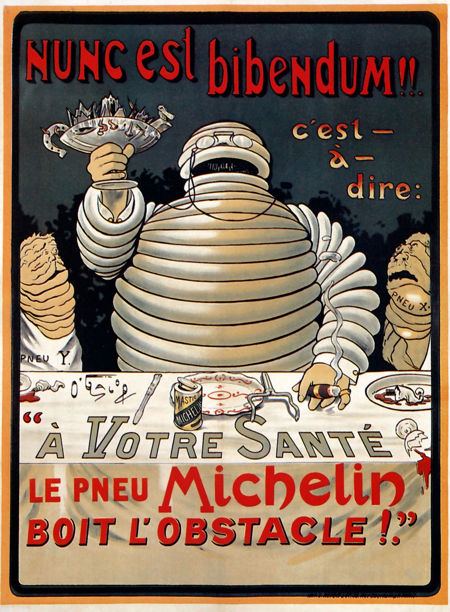 Nunc est Bibendum" 米其林 作者 马吕斯 (1867 1946) 罗西永