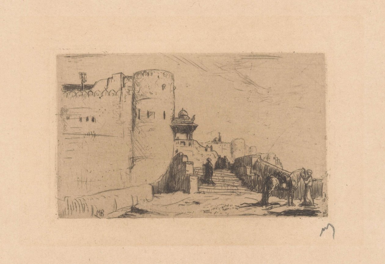 帕利塔纳坦普尔穆德旅馆 作者 Marius Bauer（艺术家签名）