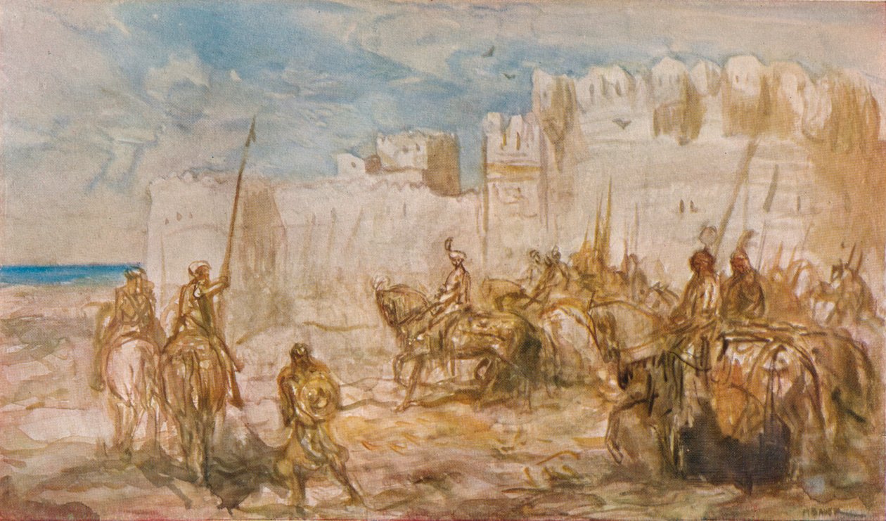 骑兵》，约1910年 作者 马里乌斯·鲍尔