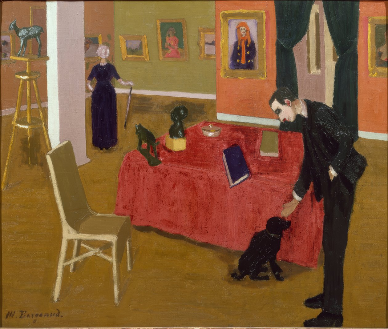 室内画廊 作者 马里乌斯·博尔格（Marius Borgeaud）