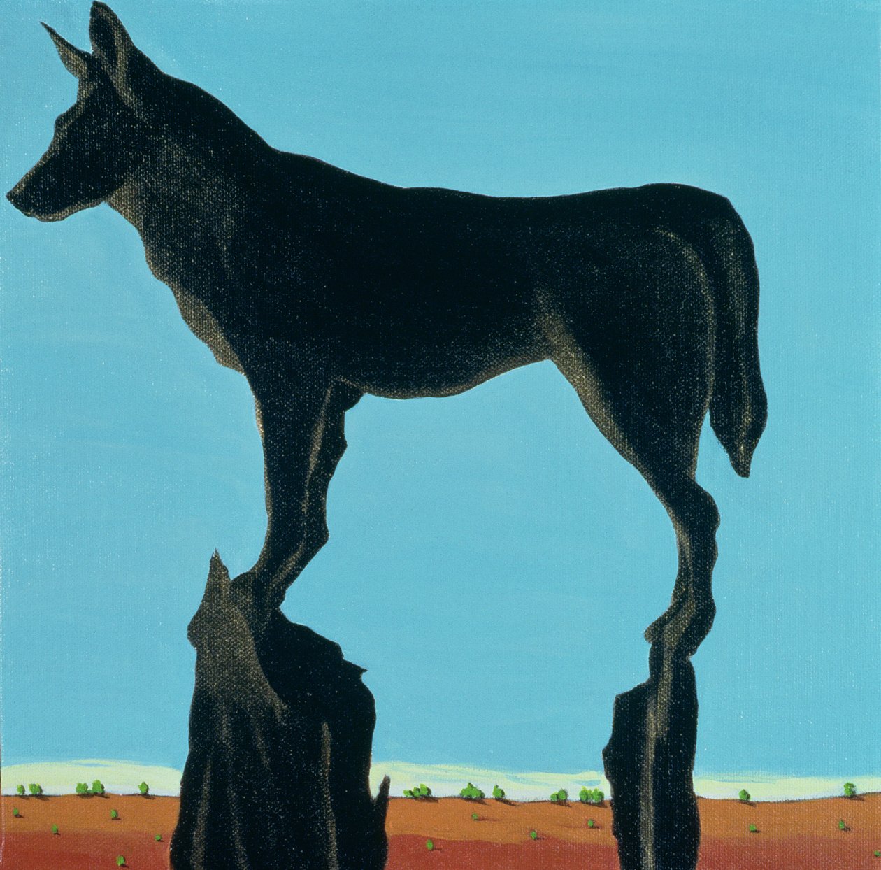 切斯特敦时刻（低潮），1999年（画布上的丙烯酸） 作者 玛乔丽·韦斯（Marjorie Weiss）