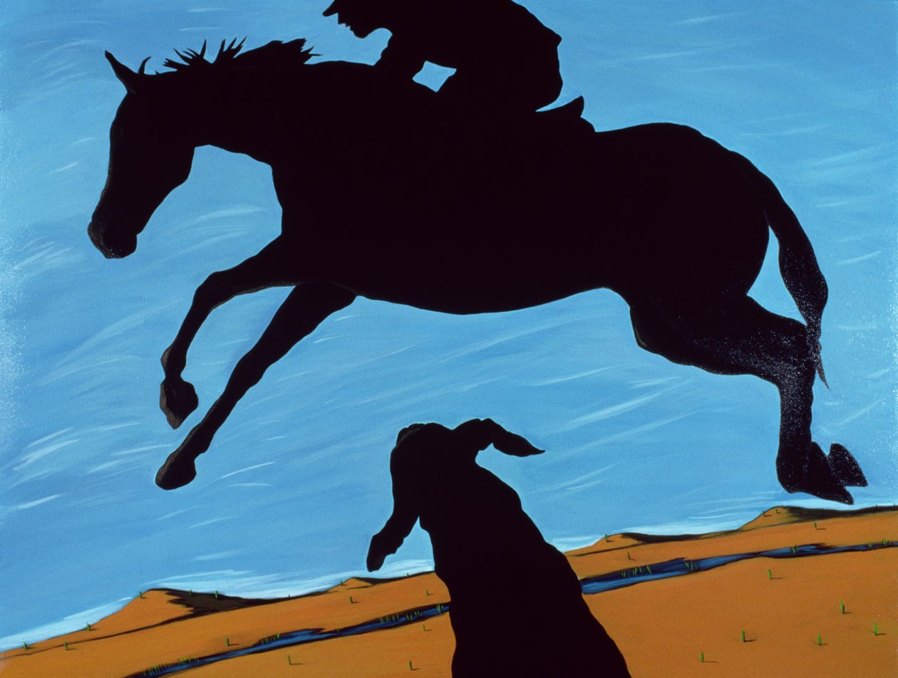 Chestertown Trials，1999（画布上的丙烯酸） 作者 玛乔丽·韦斯（Marjorie Weiss）