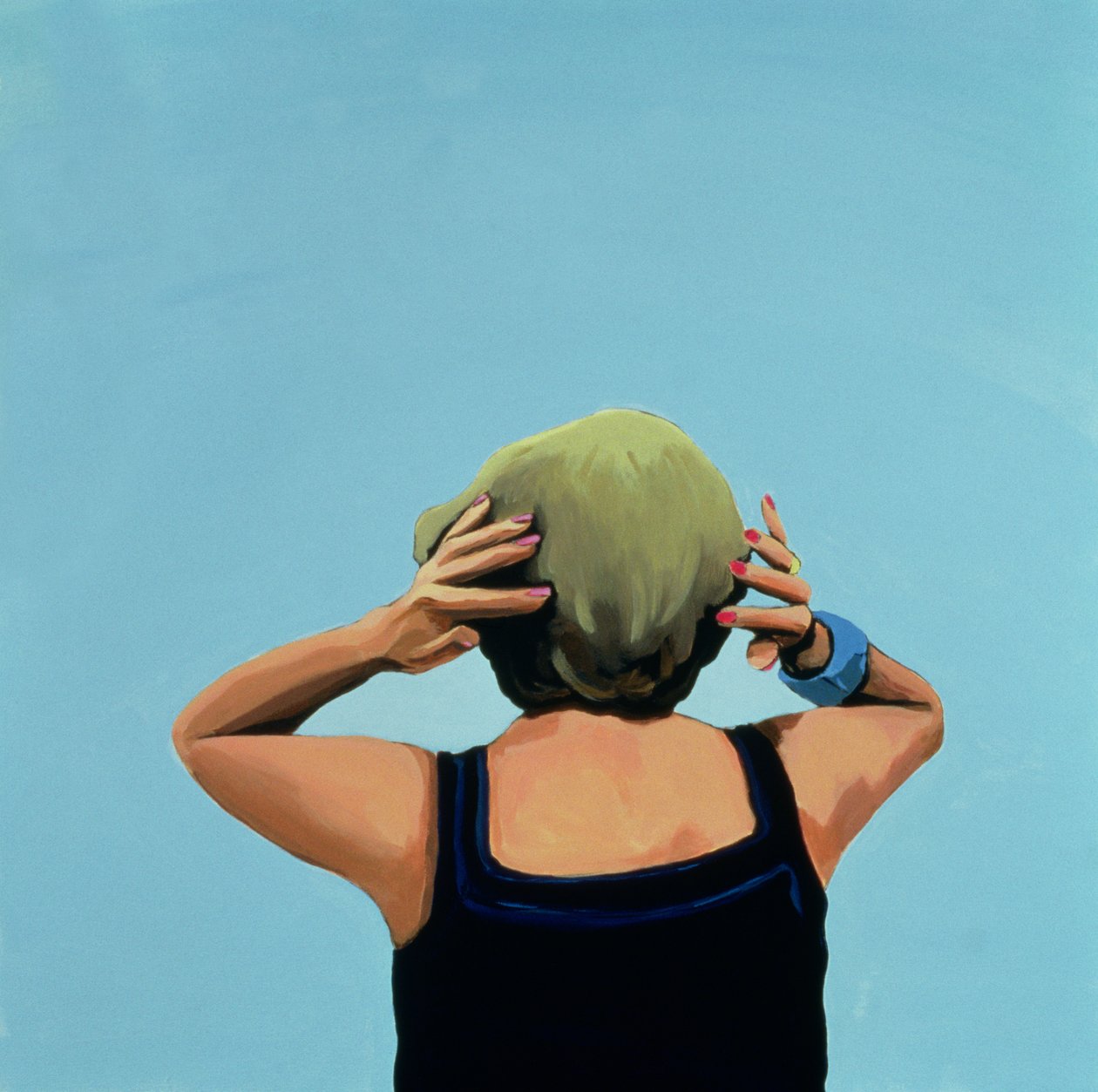 古巴肖像＃11，1996年（丙烯画布） 作者 玛乔丽·韦斯（Marjorie Weiss）