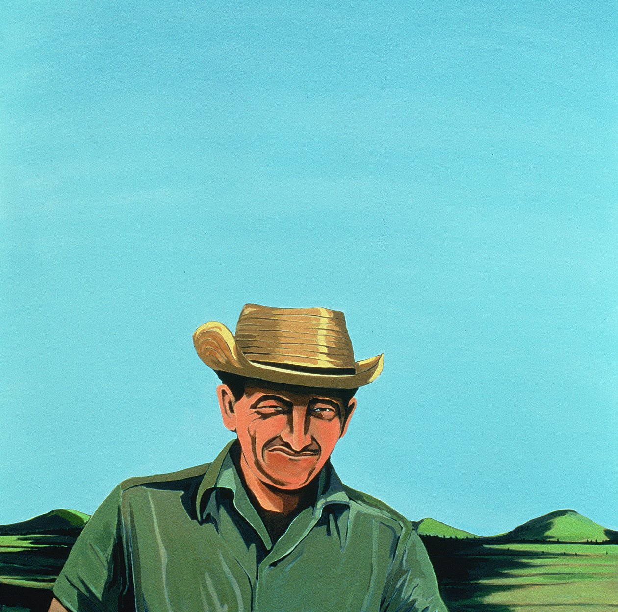 古巴肖像＃3，1996年（丙烯画布） 作者 玛乔丽·韦斯（Marjorie Weiss）