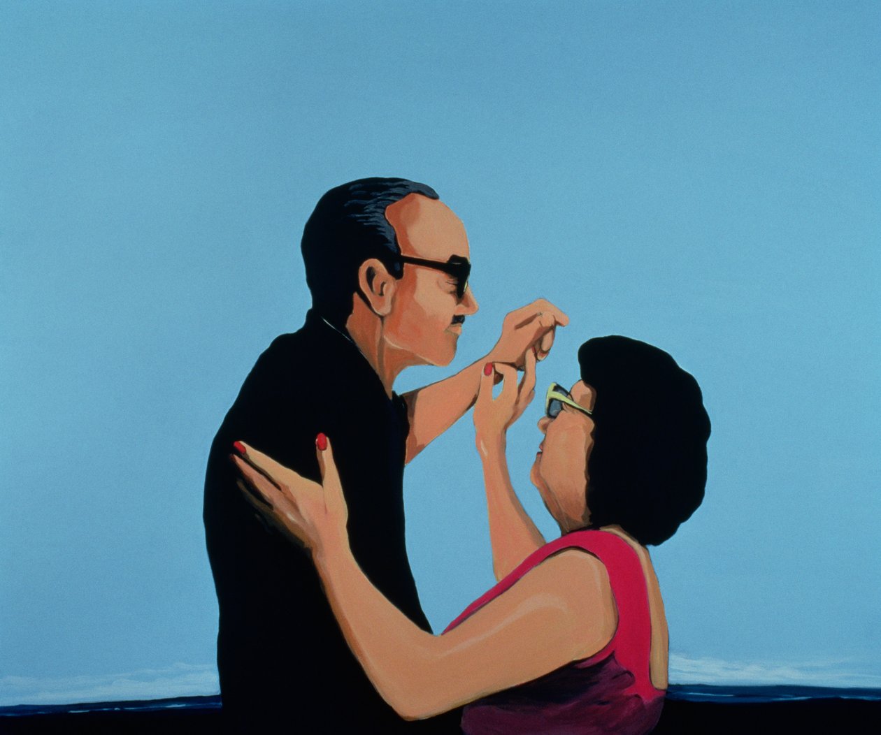 古巴肖像1996年第12号（丙烯画布） 作者 玛乔丽·韦斯（Marjorie Weiss）