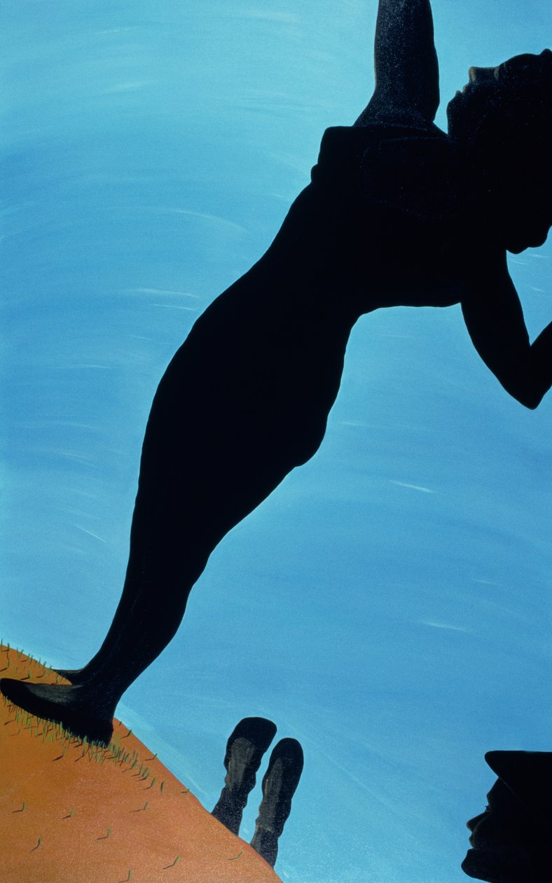 在Public Eye，1998（画布上的丙烯酸） 作者 玛乔丽·韦斯（Marjorie Weiss）