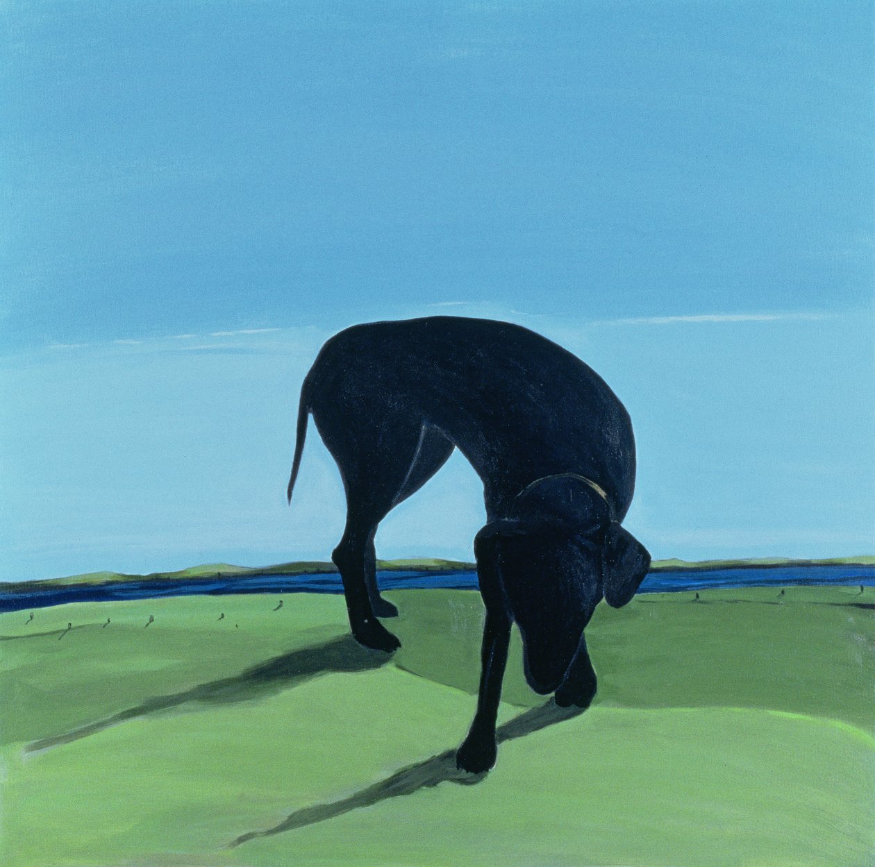 乔斯黑狗，1996年（画布上的丙烯酸） 作者 玛乔丽·韦斯（Marjorie Weiss）