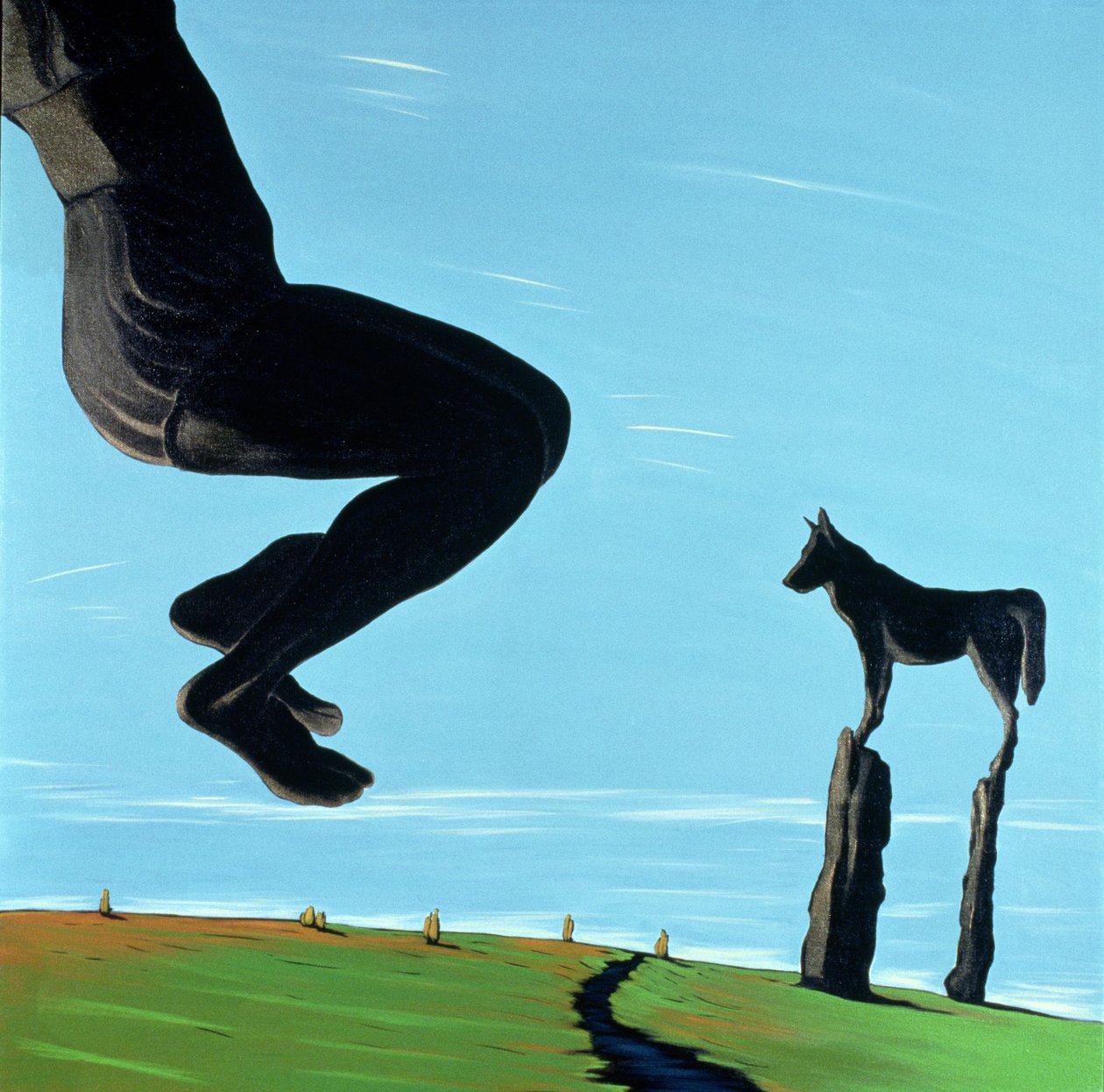 静止的影子，2000年（画布上的丙烯酸） 作者 玛乔丽·韦斯（Marjorie Weiss）
