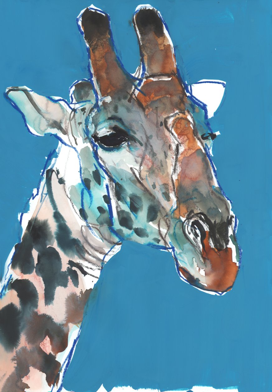 Bull Masai Giraffe, 2018 作者 马克·阿德灵顿