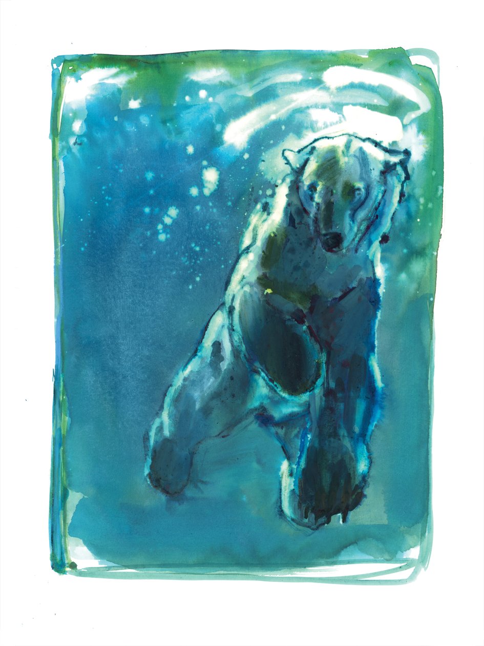 Constellation，2015，（纸上混合媒体） 作者 马克·阿德灵顿