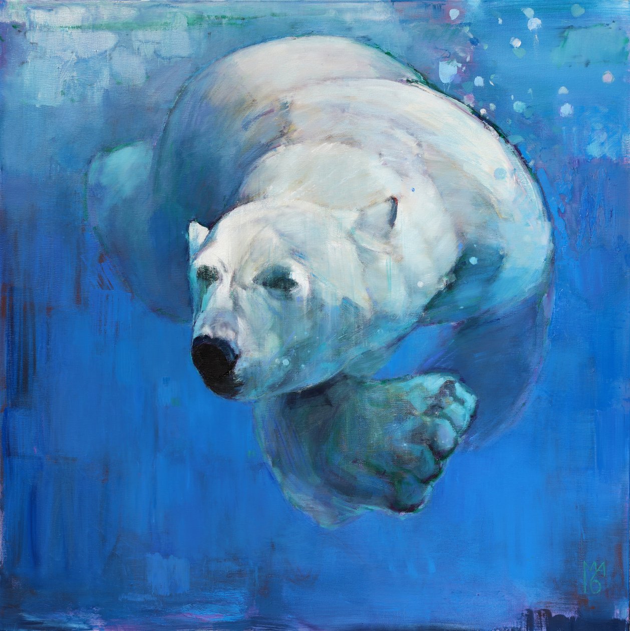 Deep Blue，2016， 作者 马克·阿德灵顿
