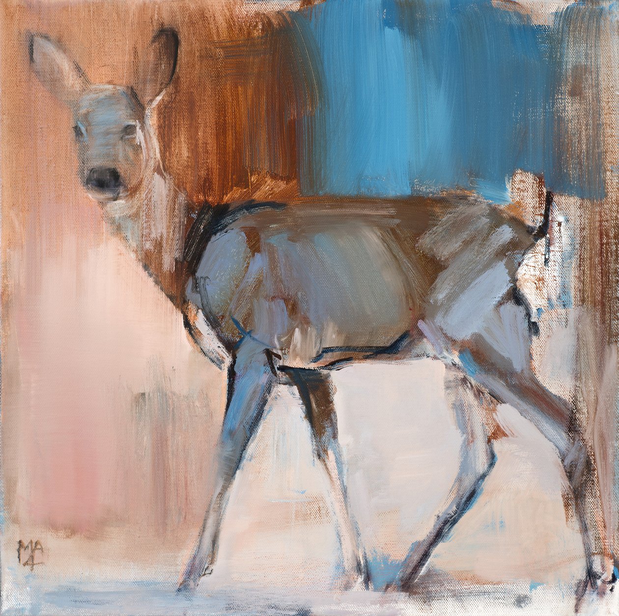 做鹿，2014， 作者 马克·阿德灵顿