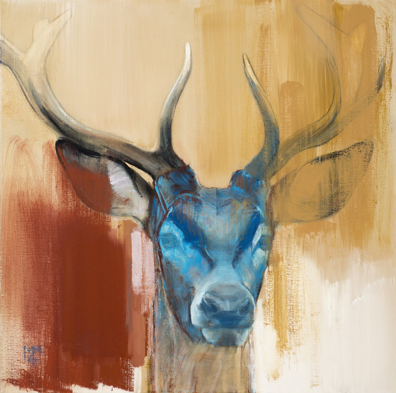 Mask (young stag), 2014 作者 马克·阿德灵顿