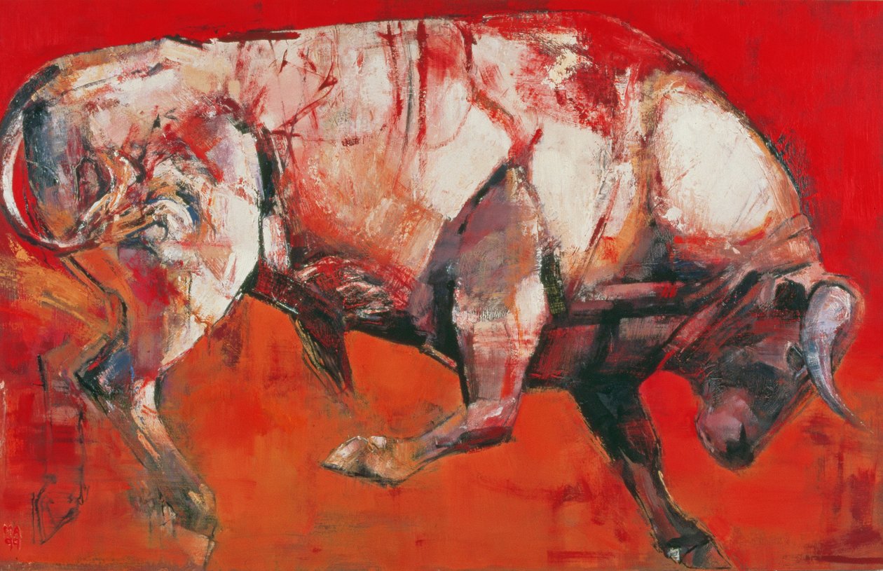 白牛，1999年 作者 马克·阿德灵顿