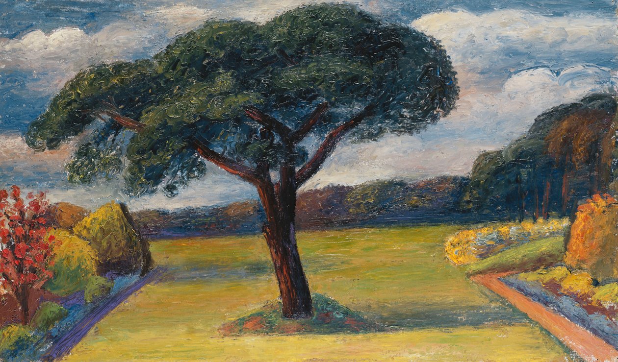 Hautbois，诺福克，约1936年（布面油画） 作者 马克·格特勒