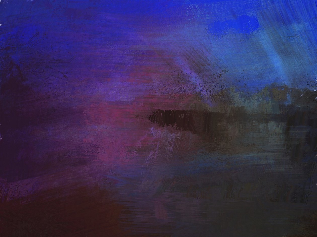 诺福克郡克罗默码头的暴风雨，2016 年（混合媒介） 作者 马克·戈登