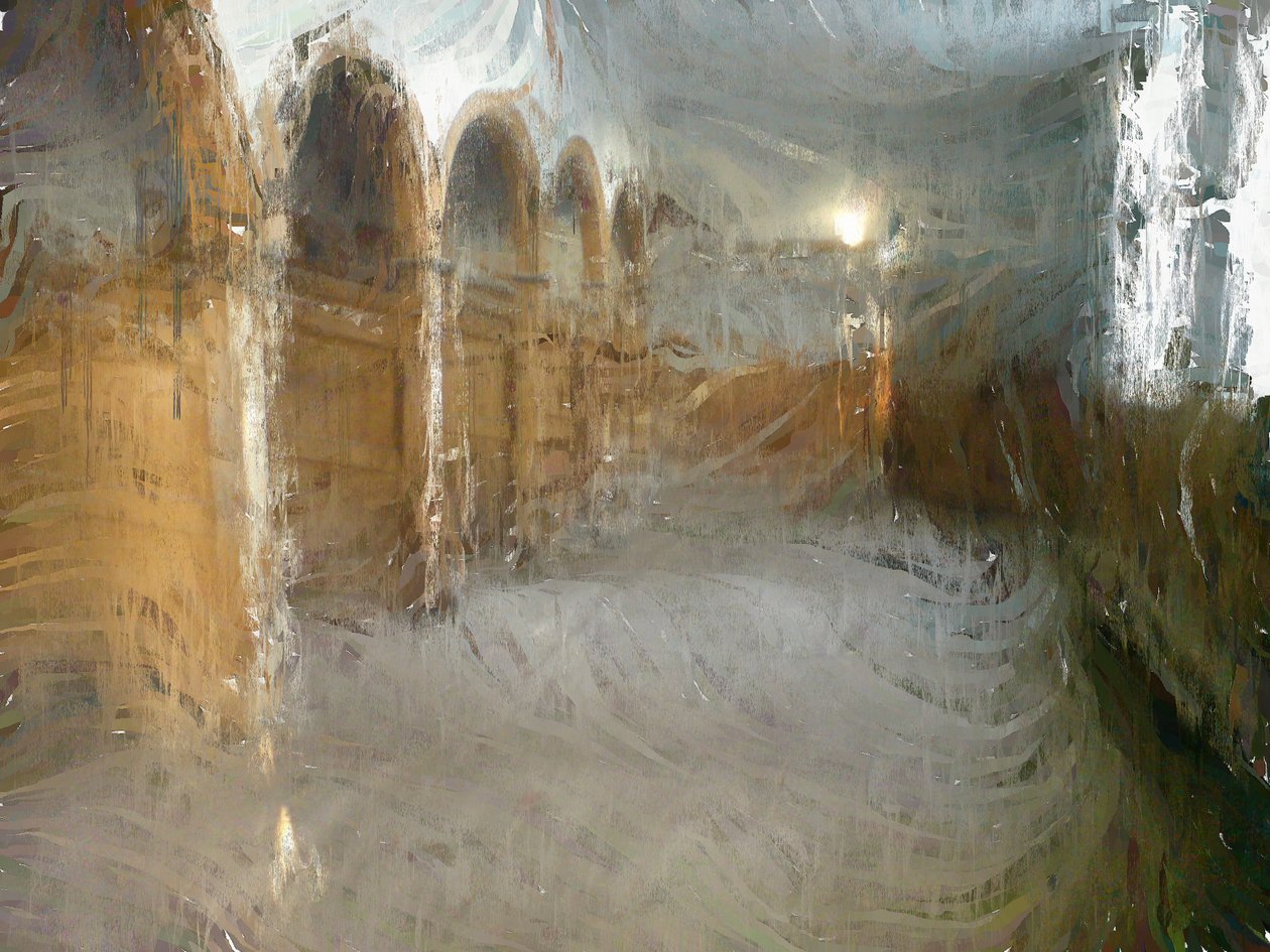 卡尔克的马厩，2012 年（混合媒介） 作者 马克·戈登