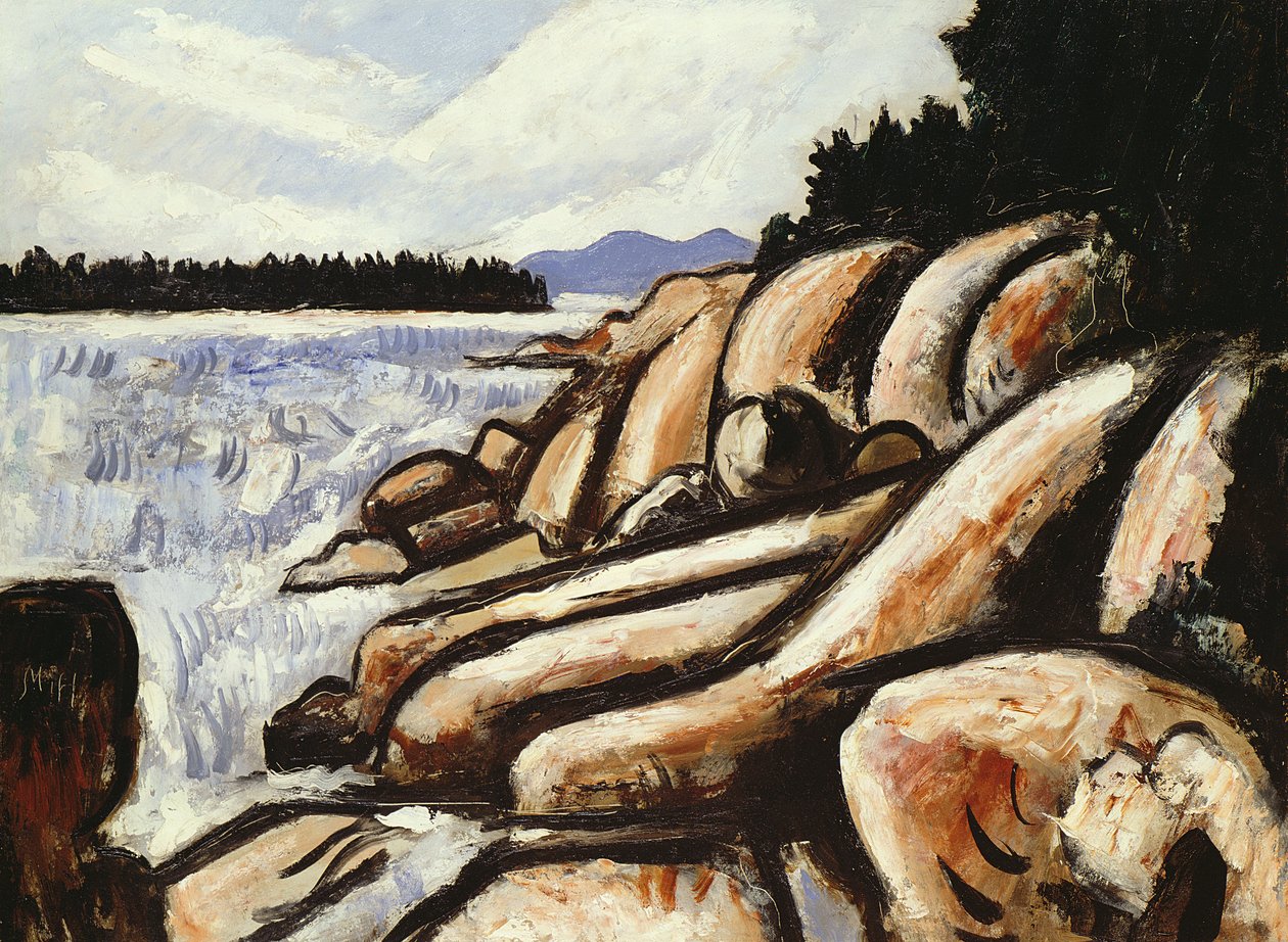 City Point，Vinalhaven，1937-38（学术委员会的石油） 作者 马斯登·哈特利