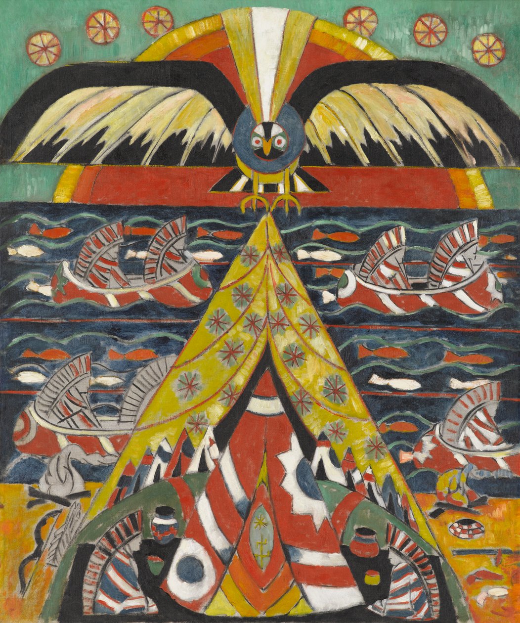 印度幻想，1914年 作者 马斯登·哈特利