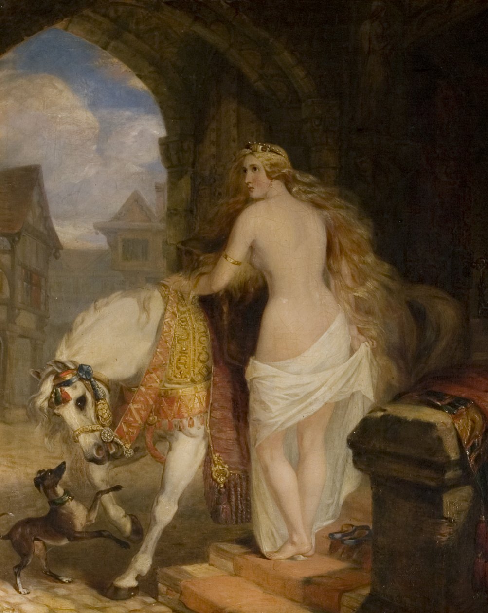 Lady Godiva，1850年 作者 马歇尔·克拉克斯顿