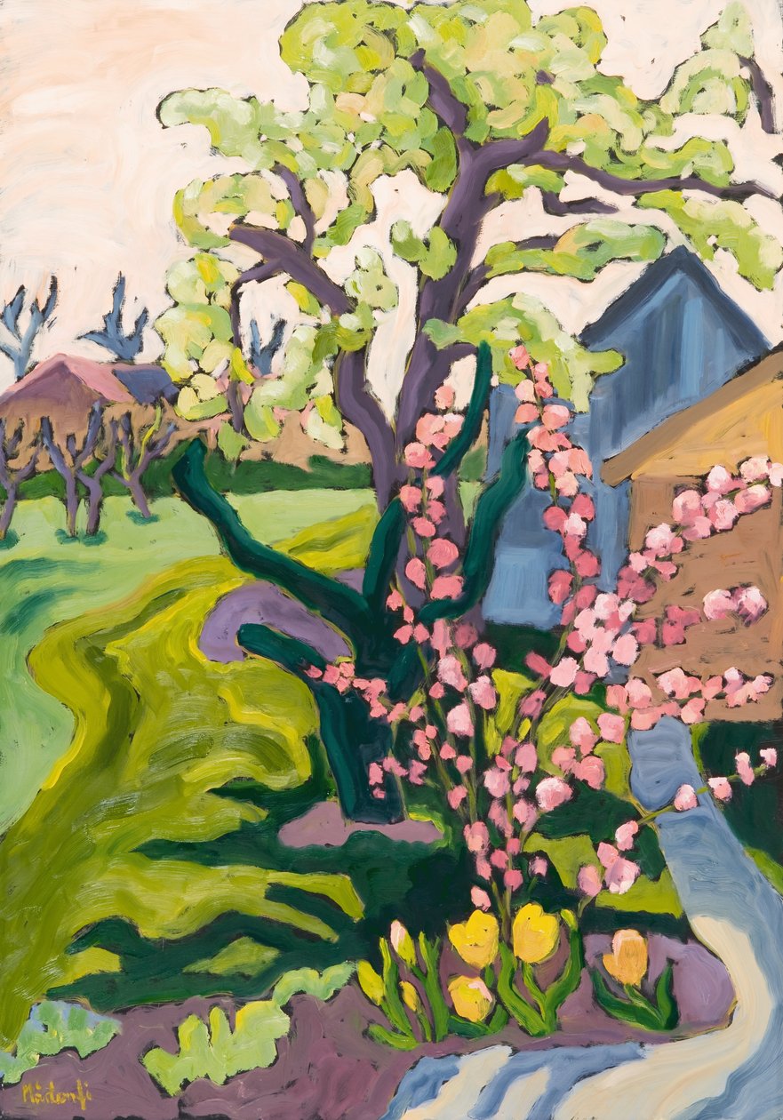 花园在黄昏光，2006年 作者 玛塔·马顿菲·本克