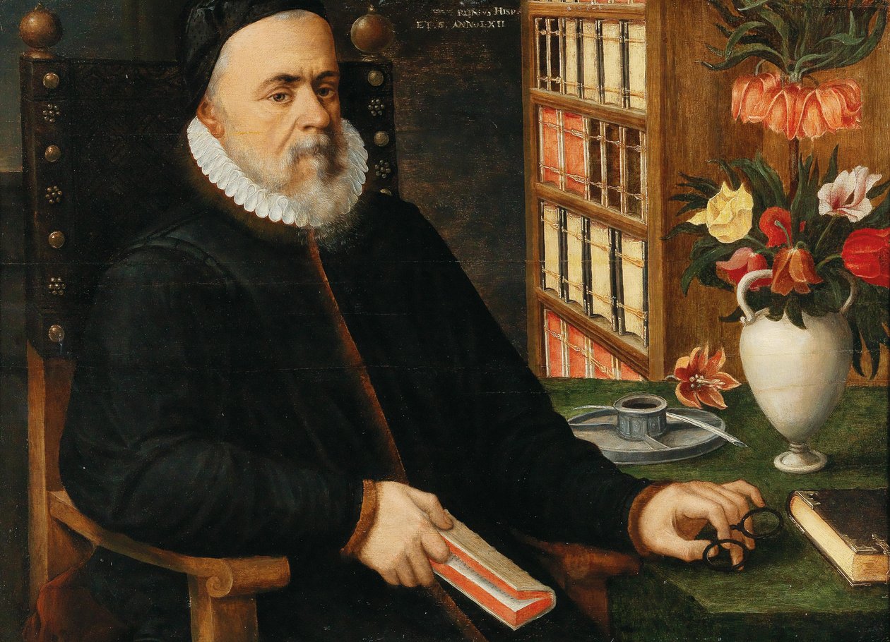 学者Carolus Clusius 1526-1609的画像，1589年。 作者 马丁·范·瓦尔肯伯奇（Marten van Valckenborch）