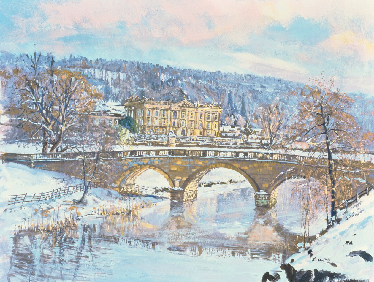 Chatsworth  -  Solitude，1995（水粉画） 作者 马丁·德森