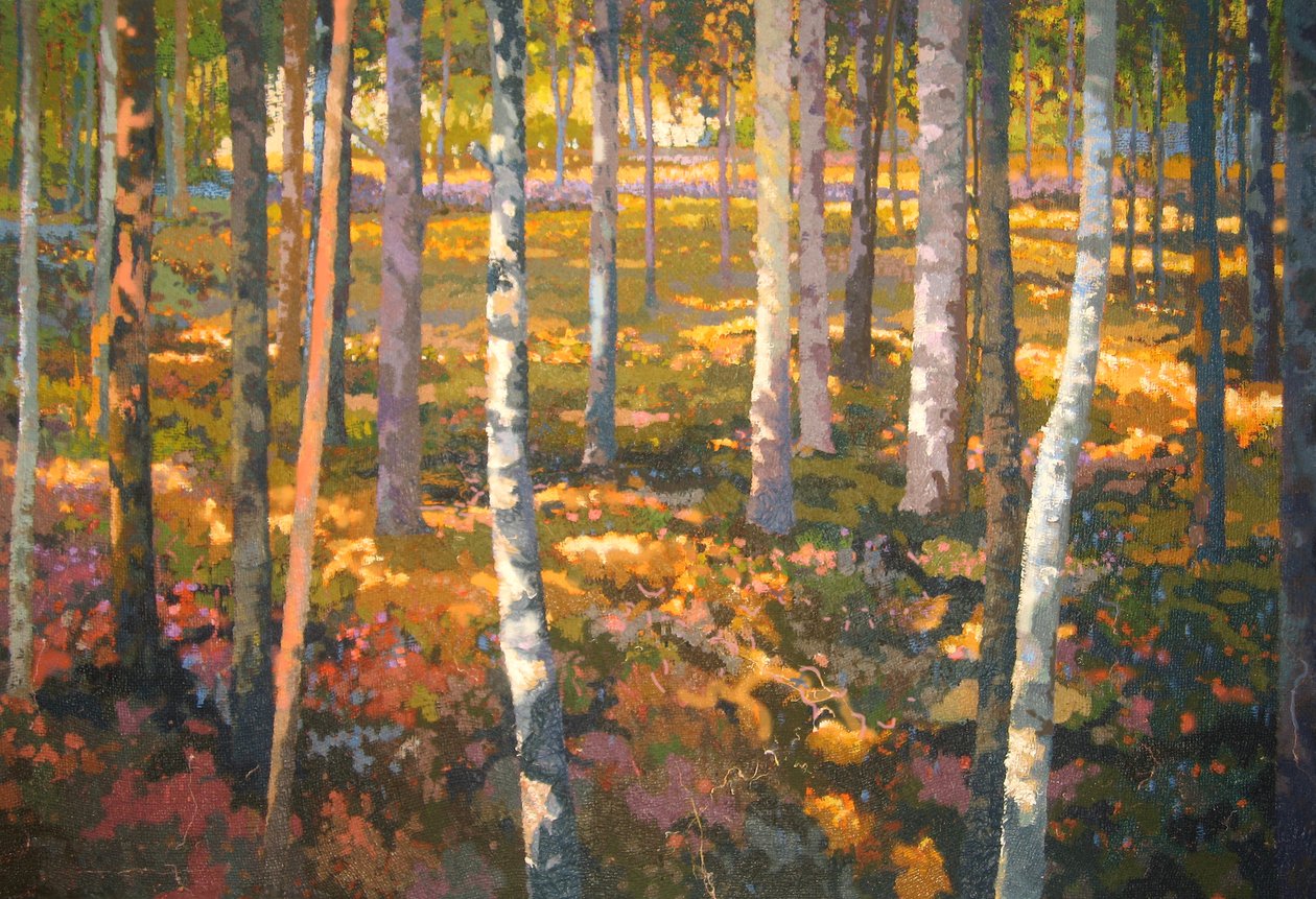通过树木，2014年 作者 马丁·德森