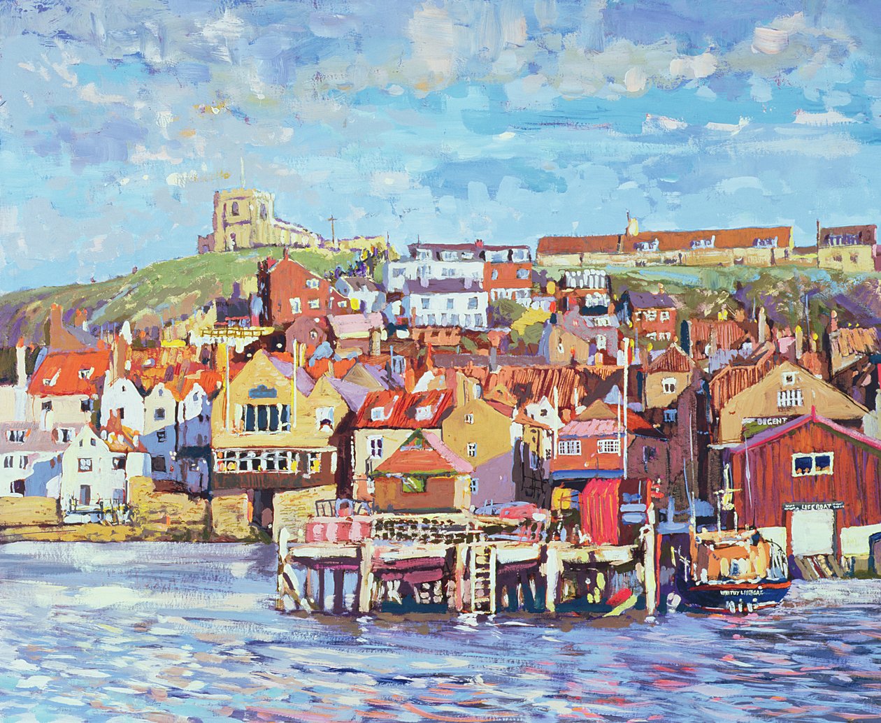 Whitby，1998（水粉画） 作者 马丁·德森