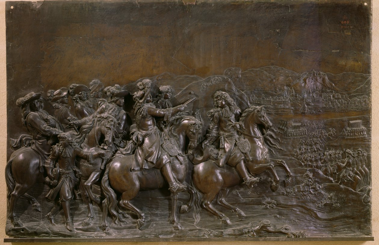 1674年征服Franche-Comte，c.1686（铜牌） 作者 马丁·德斯贾丁斯